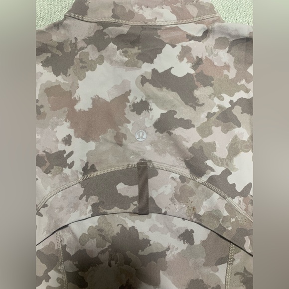 Lululemon NWT Define Cropped Jacket Nulu 6 Thawed Camo Warm Ash Grey Multi - Picture 5 of 14